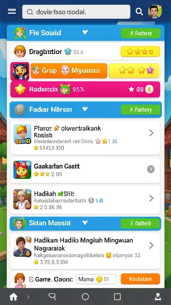 Tampilan antarmuka yang intuitif dan menarik.