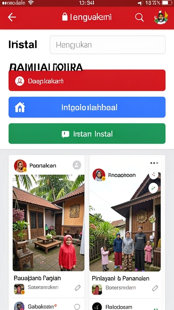 Karakter utama dalam aksi melawan musuh.