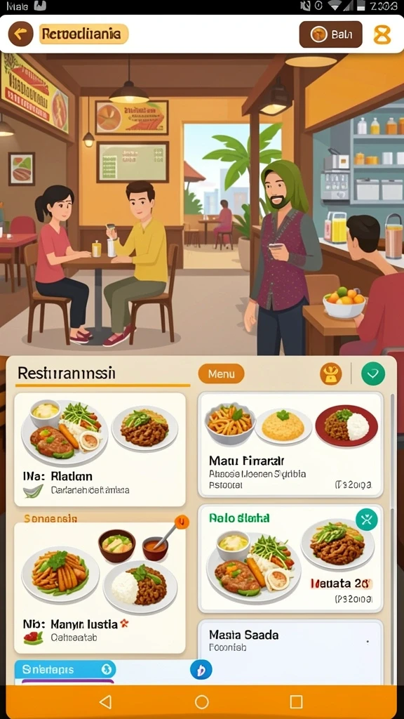 Level permainan yang beragam dan menantang.
