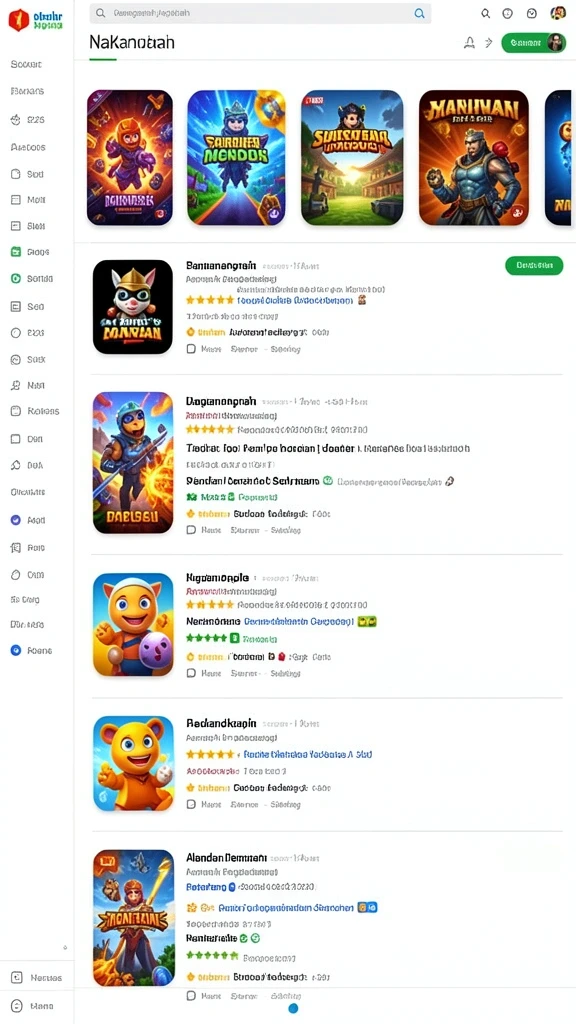 Screenshot menunjukkan karakter unik yang bisa dipilih dalam permainan.
