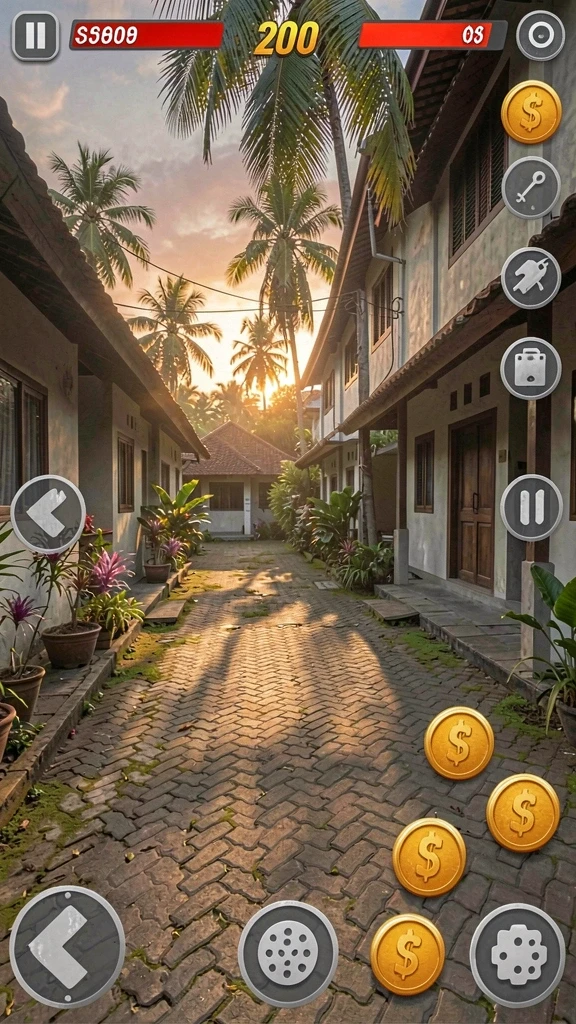 Tampilan utama ADAM77 dengan menu permainan yang sederhana.