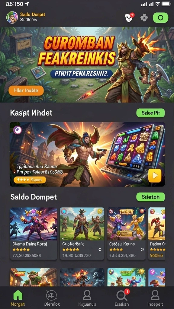 Karakter dengan desain unik dan kemampuan spesial.