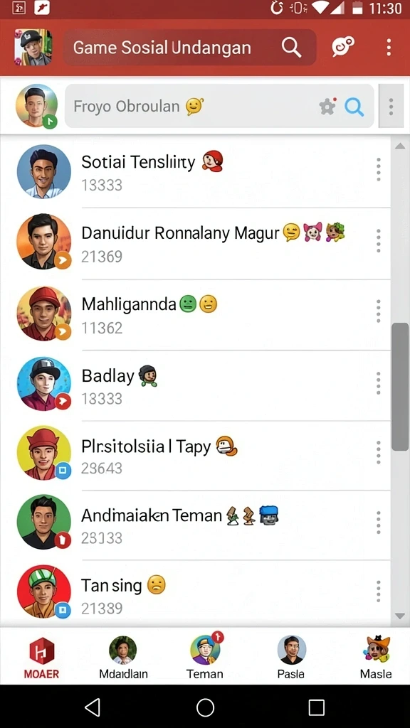 Tampilan utama aplikasi AJAIB88 dengan desain yang modern.