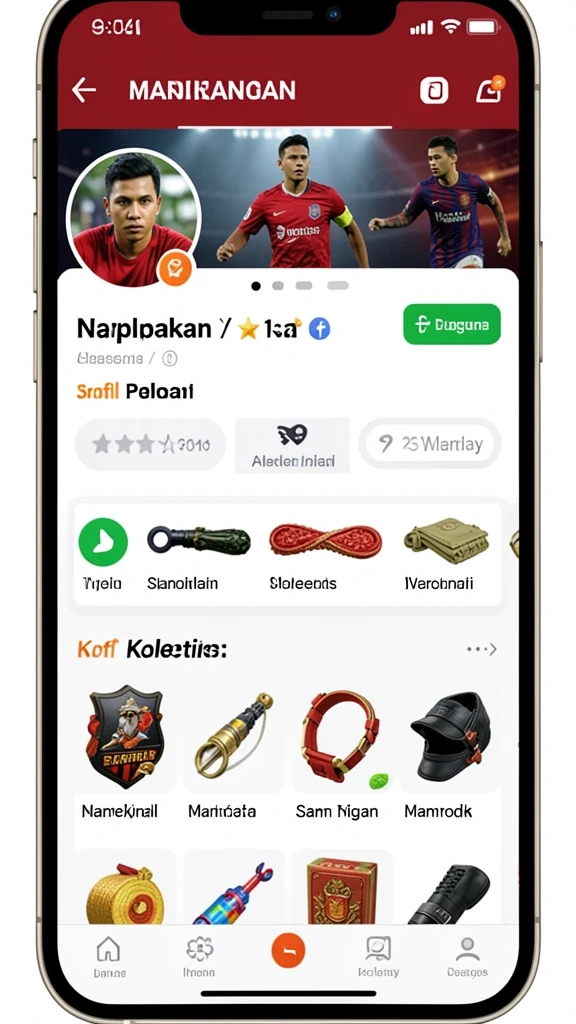 Beragam karakter unik yang dapat dipilih.