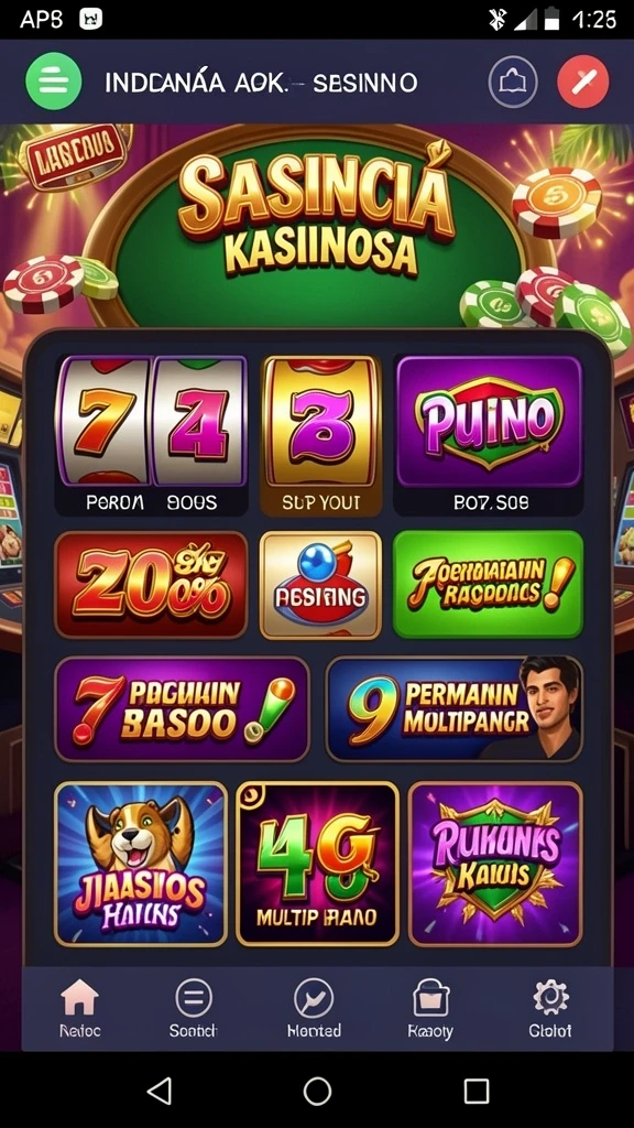 Beragam tema permainan yang menarik dan kreatif.