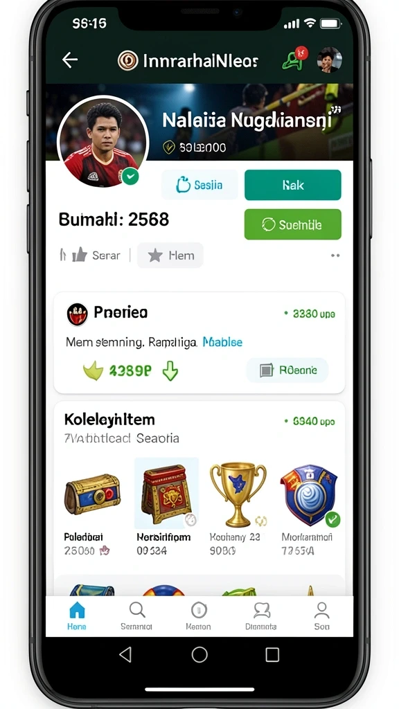 Screenshot menunjukkan pemain berinteraksi dalam turnamen.