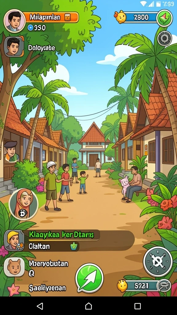 Keseruan bermain multiplayer dengan teman-teman.