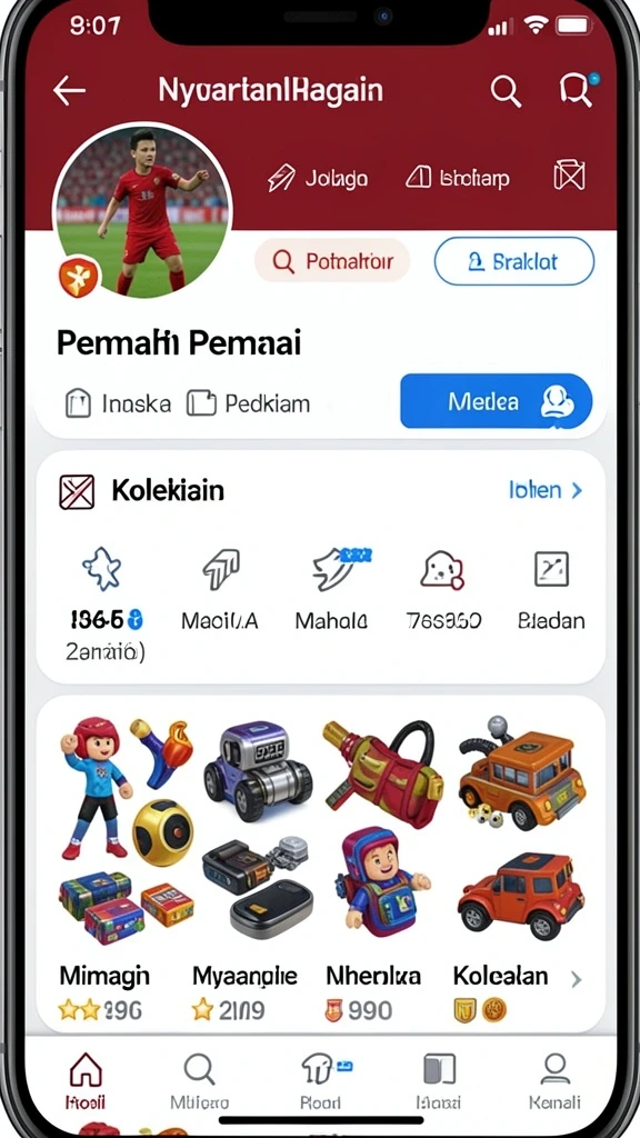 Tampilan antarmuka yang intuitif dan menarik.