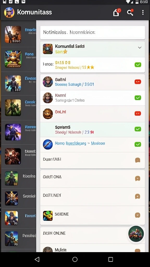 Fitur multiplayer yang memungkinkan kompetisi seru.