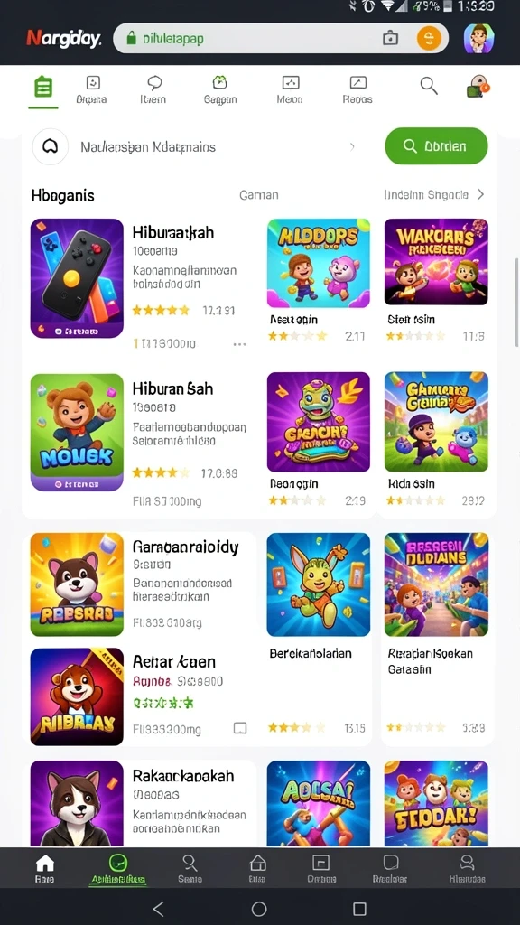 Sistem hadiah yang menarik untuk setiap pencapaian.