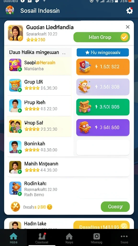 Tampilan antarmuka yang intuitif dan ramah pengguna.
