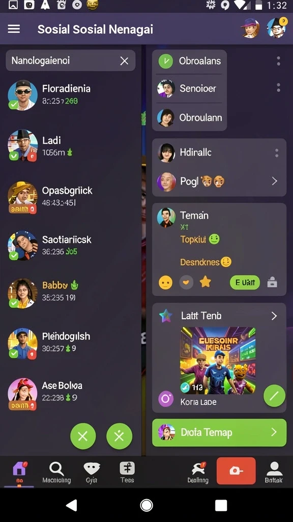Tantangan seru yang menguji strategi pemain.