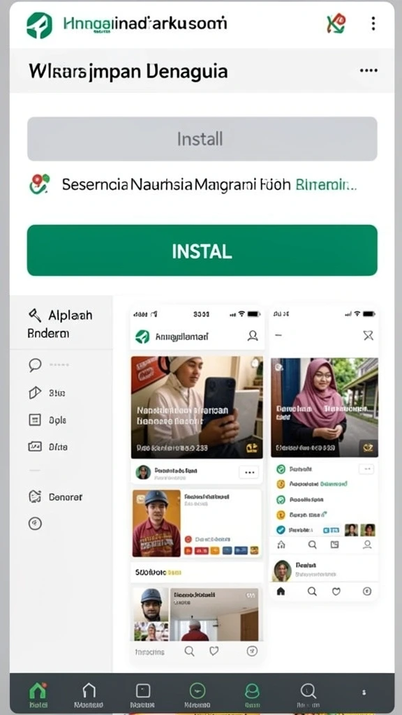 Tangkapan layar memperlihatkan interaksi sosial dalam game dengan teman-teman.
