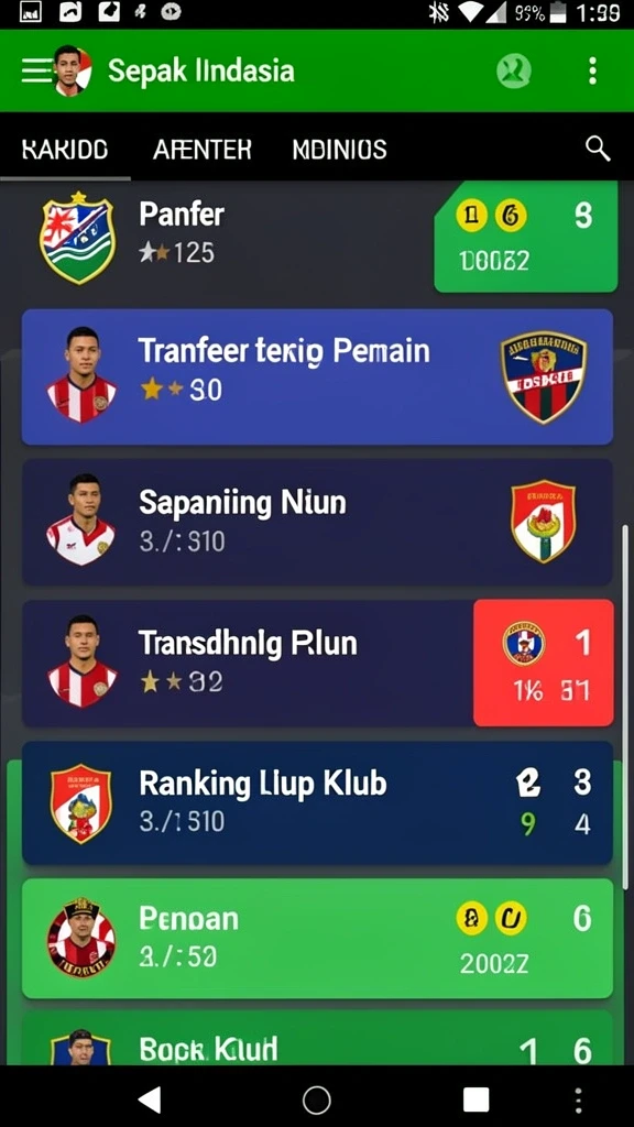 Tampilan antarmuka yang ramah pengguna dan menarik.