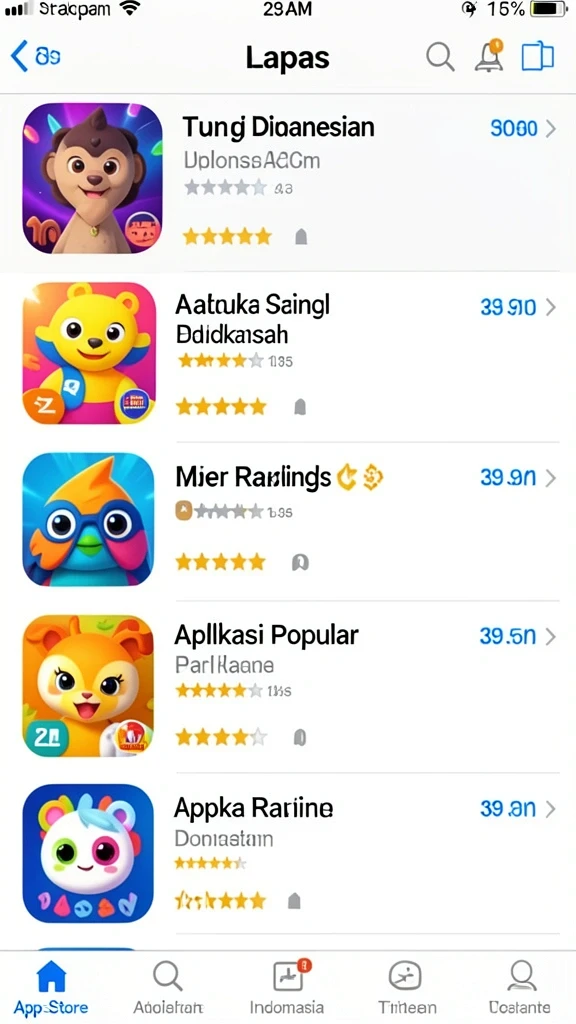 Tampilan awal yang memukau dan menawan.