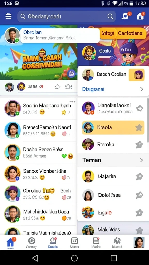 Tampilan antarmuka yang menarik dan intuitif.