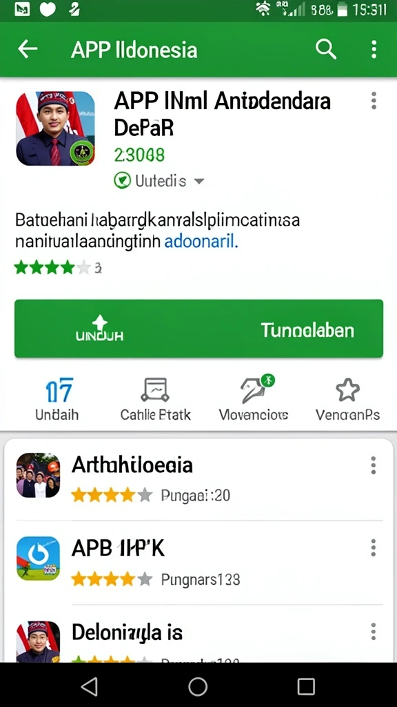 Tampilan antarmuka yang user-friendly dan modern.