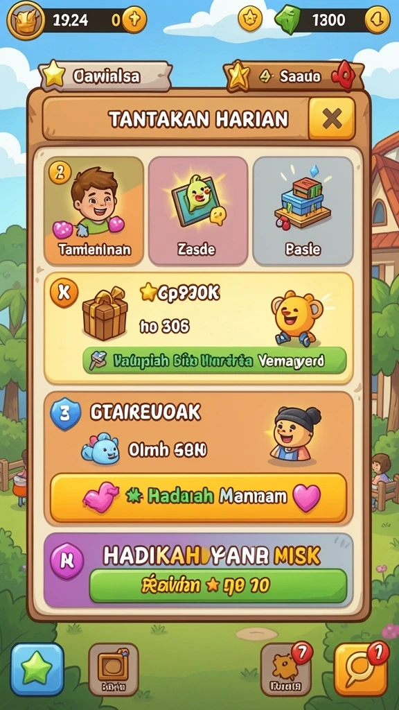 Tampilan antarmuka yang menarik dan intuitif.