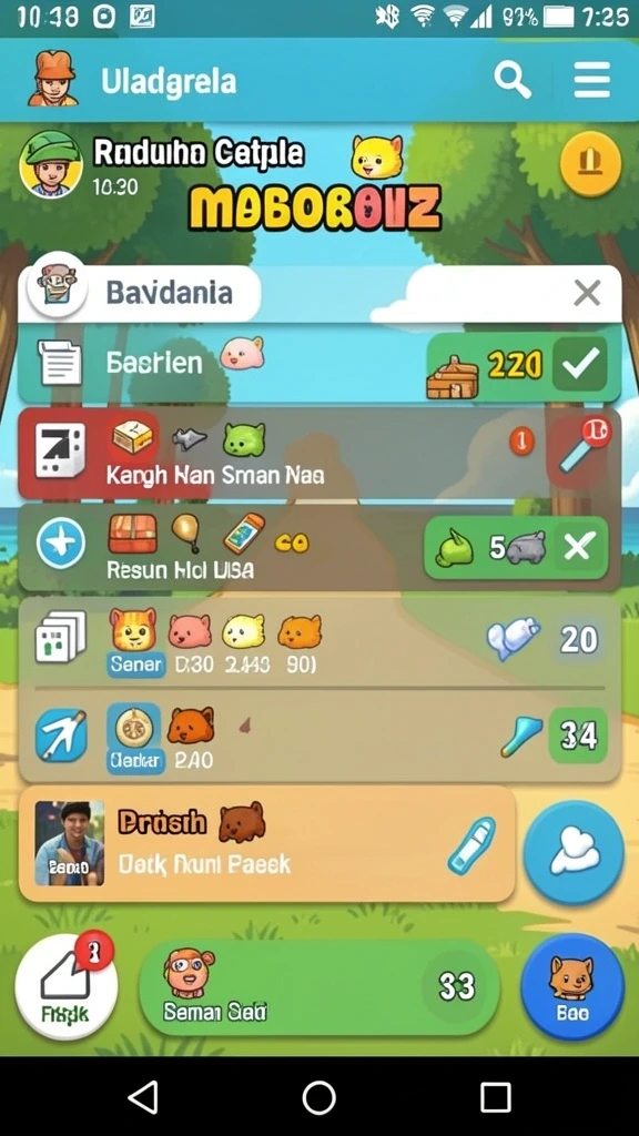 Misi menantang dengan level yang beragam.