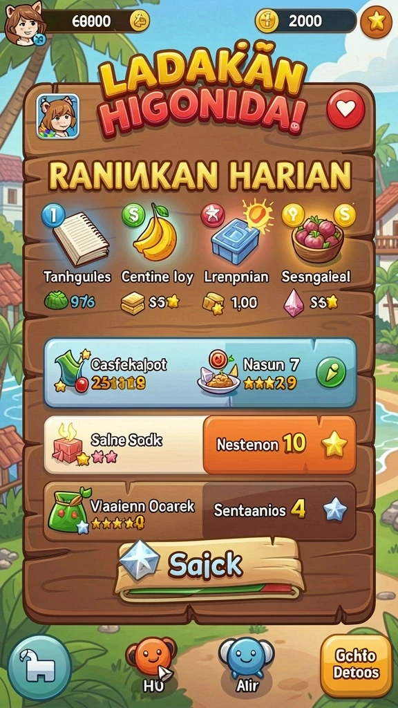 Tampilan awal aplikasi yang menarik dan mudah digunakan.