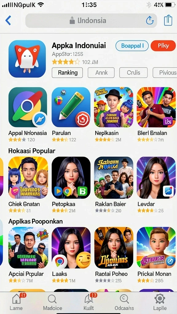 Pilihan permainan yang beragam dan seru.