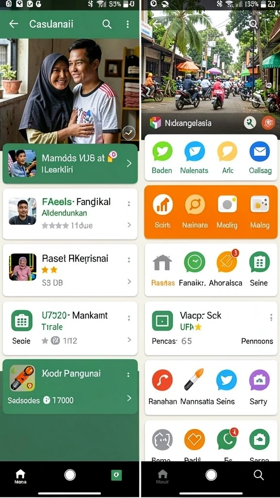 Berbagai mode permainan yang seru dan menantang.