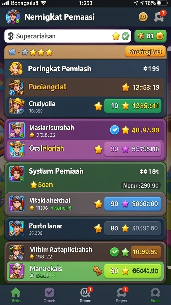 Tangkapan layar ini menunjukkan karakter utama dalam aksi.