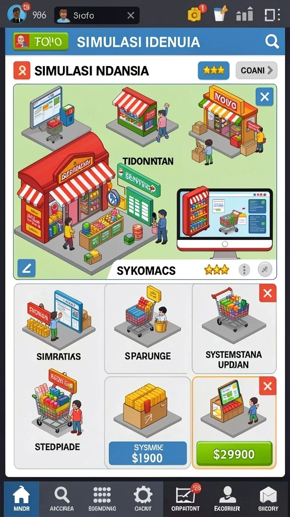 Mode permainan seru untuk semua kalangan.