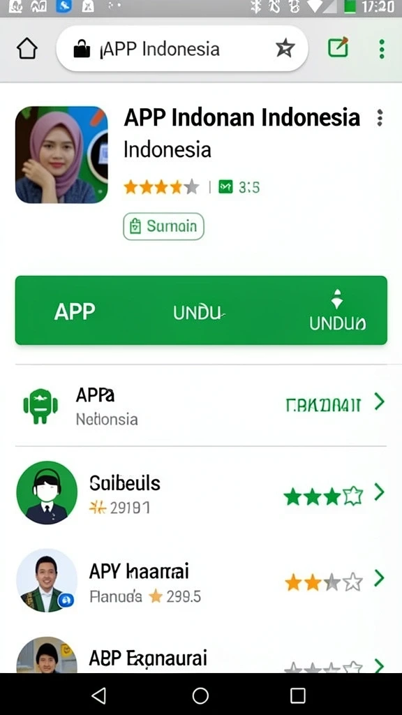 Tampilan antarmuka yang menarik dan sederhana.