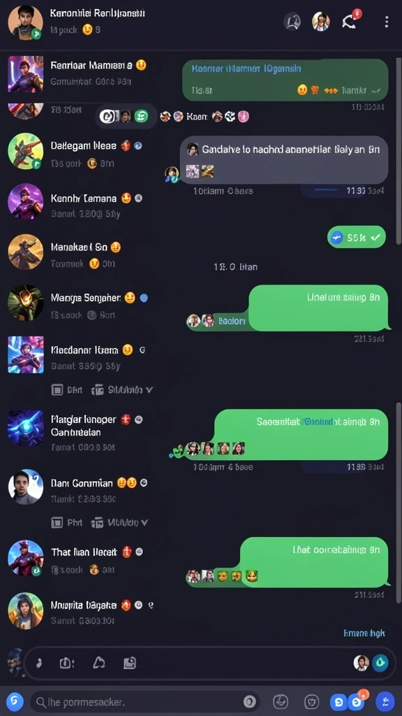 Karakter-karakter unik yang siap untuk dimainkan.