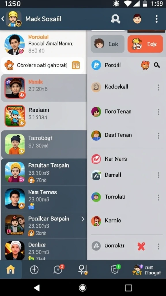 Kustomisasi karakter yang unik dan menarik.